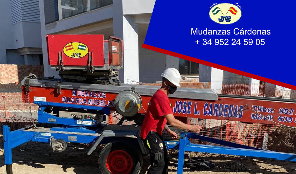 gruas profesional para mudanzas malaga